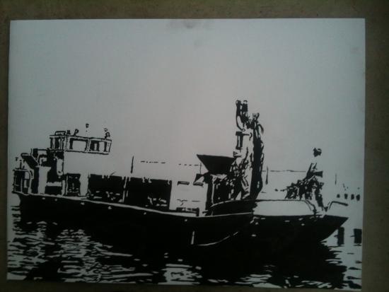 Marins pêcheur au travail